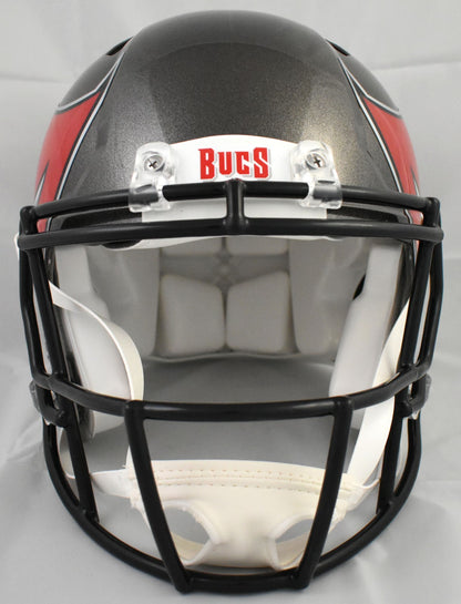 Mike Alstott Signed Tampa Bay Buccaneers Full Size Speed Authentic Helmet