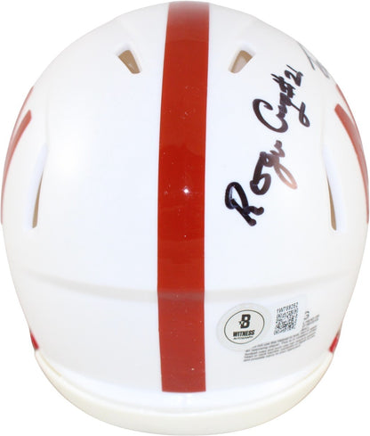 Tom Rathman & Roger Craig Signed Nebraska Cornhuskers Mini Helmet