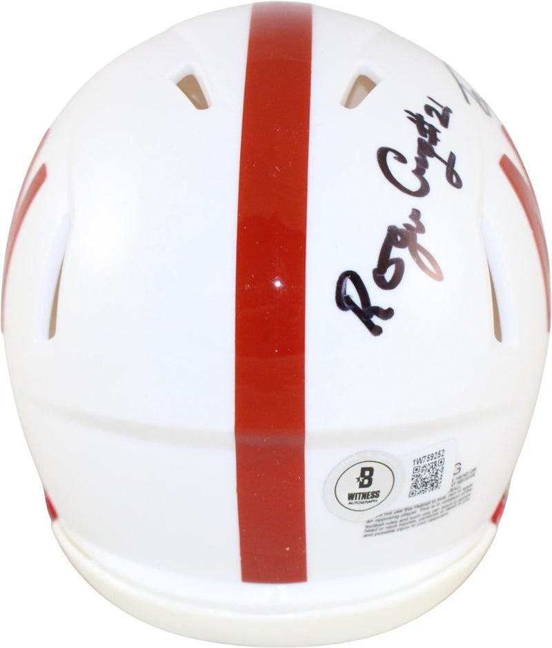Tom Rathman & Roger Craig Signed Nebraska Cornhuskers Mini Helmet