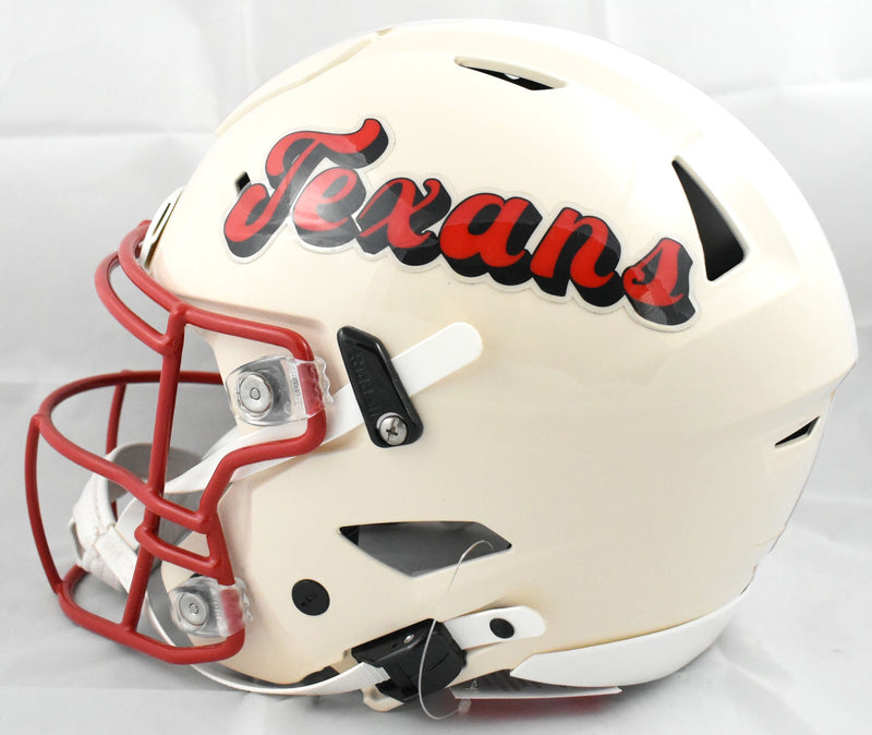 Kayshon Boutte Signed Houston Texans Full Size Retro Speedflex Helmet