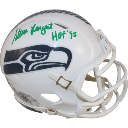 Steve Largent Seattle Seahawks 2024 Salute to Service Mini Helmet