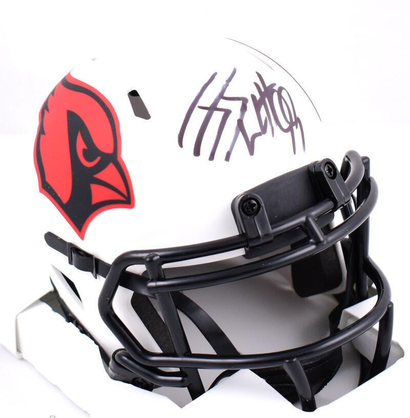 JJ Watt Signed Arizona Cardinals Lunar Speed Mini Helmet