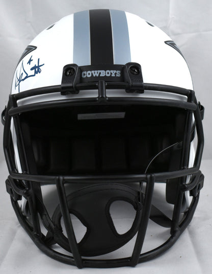 Dak Prescott Autographed Dallas Cowboys Full Size Lunar Speed Helmet