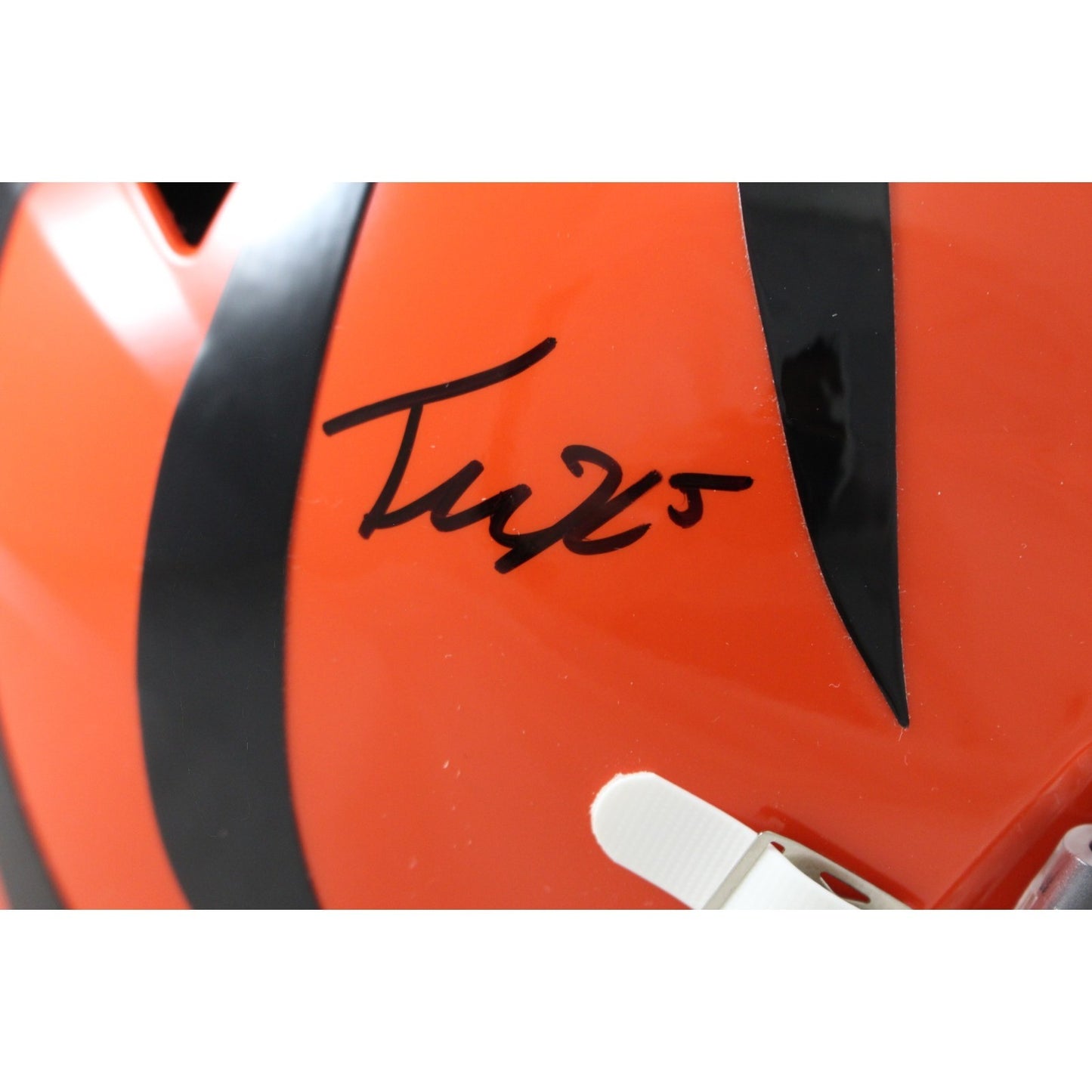 Tee Higgins Autographed Cincinnati Bengals Mid-Size Helmet