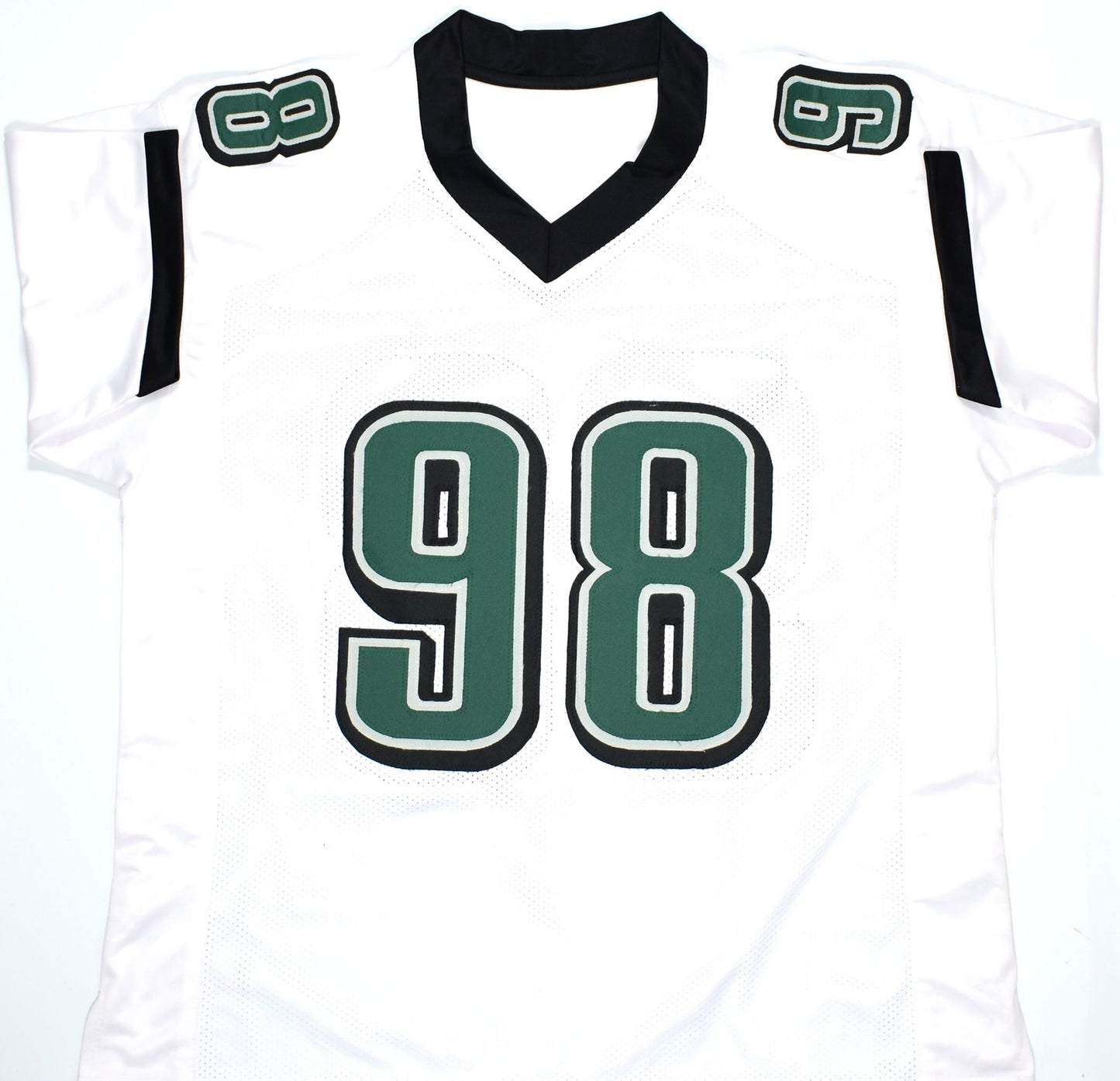 Jalen Carter Signed Philadelphia Eagles Custom Style White Jersey