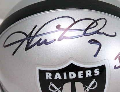 Shane Lechler Signed Oakland Raiders Mini Helmet Inscribed "Just Win Baby"