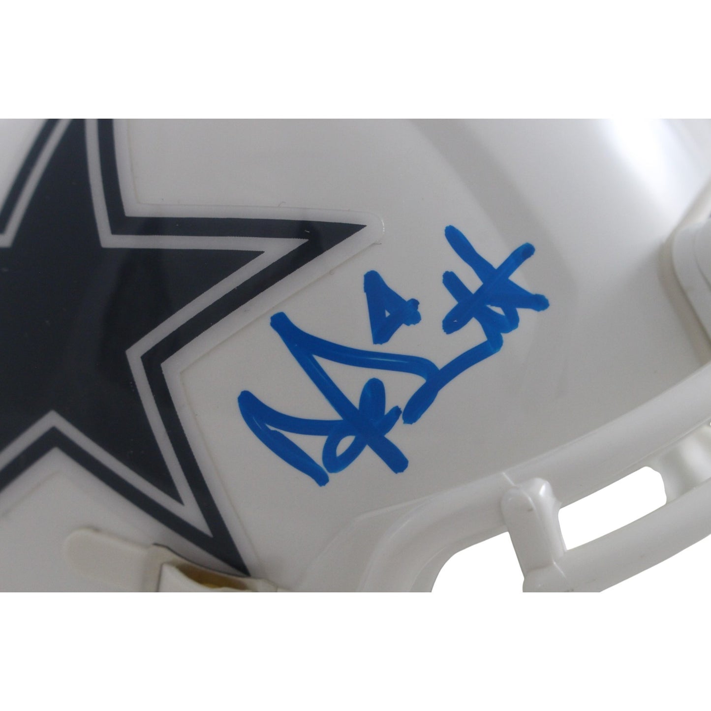 Dak Prescott Signed Dallas Cowboys 2024 Salute to Service Mini Helmet