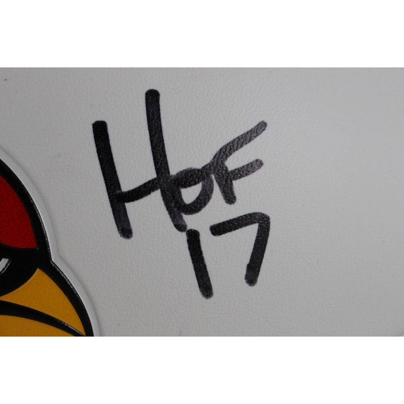 Kurt Warner Autographed Arizona Cardinals Logo Football (HOF Inscription)