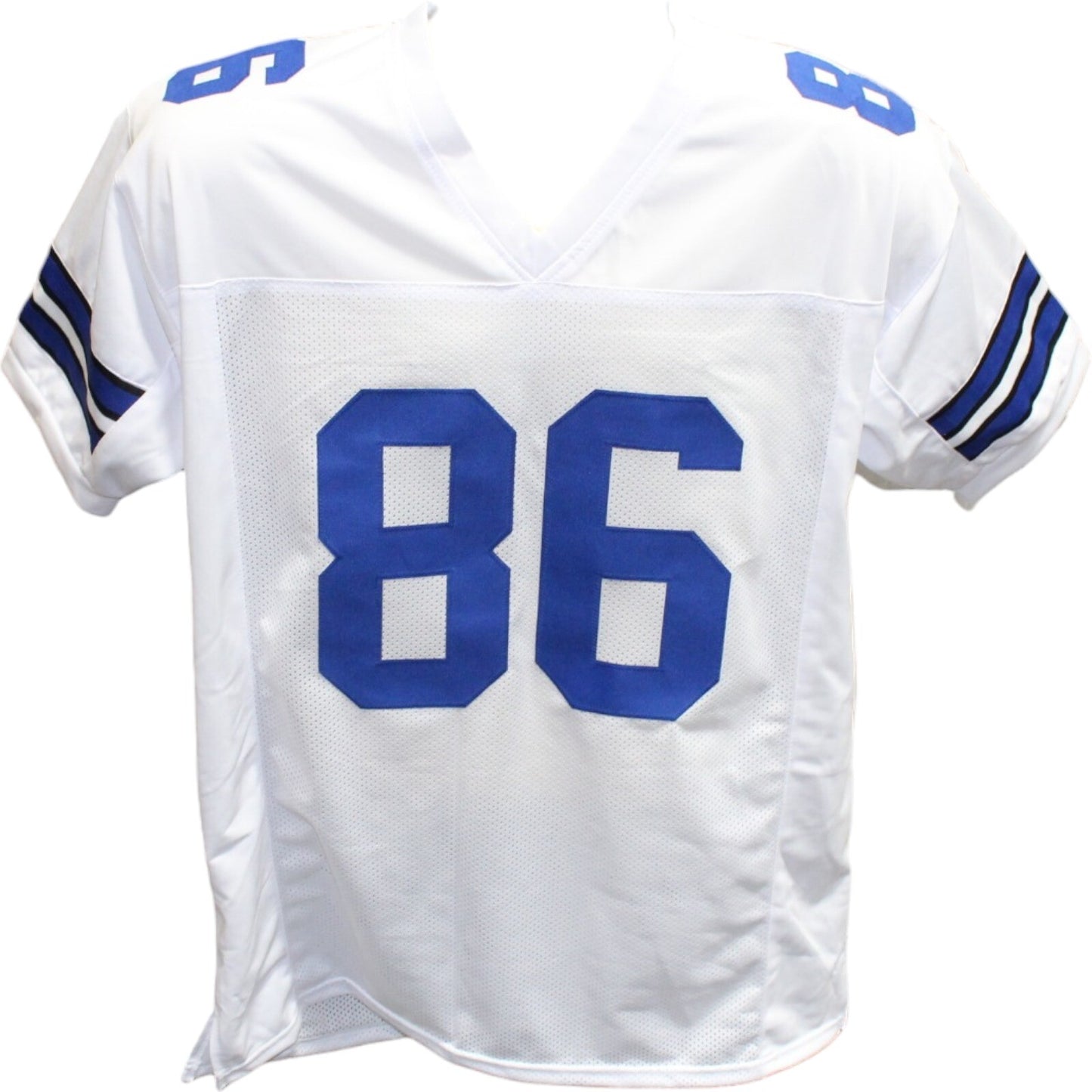 Luke Schoonmaker Autographed Dallas Cowboys Style Jersey Beckett COA