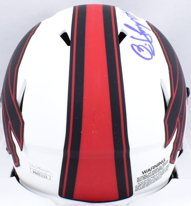 O.J. Simpson Signed Buffalo Bills Lunar Speed Mini Helmet