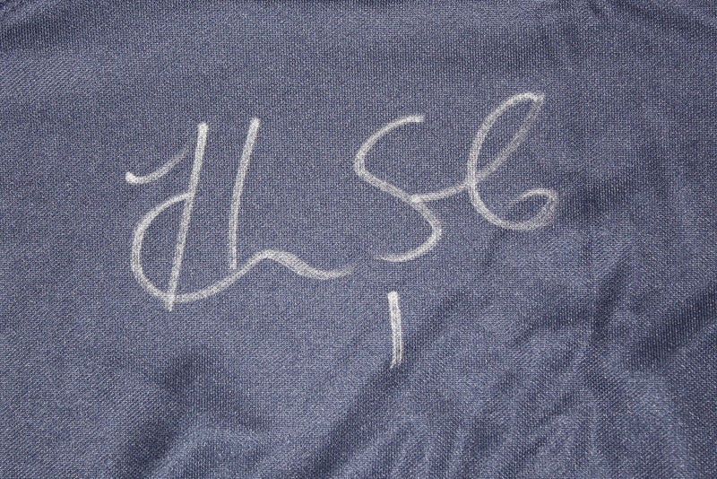 Hope Solo Autographed Team USA Nike Blue Soccer Jersey