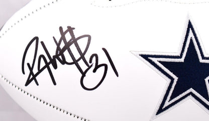 Roy Williams Autographed Dallas Cowboys Logo Football - America's Team