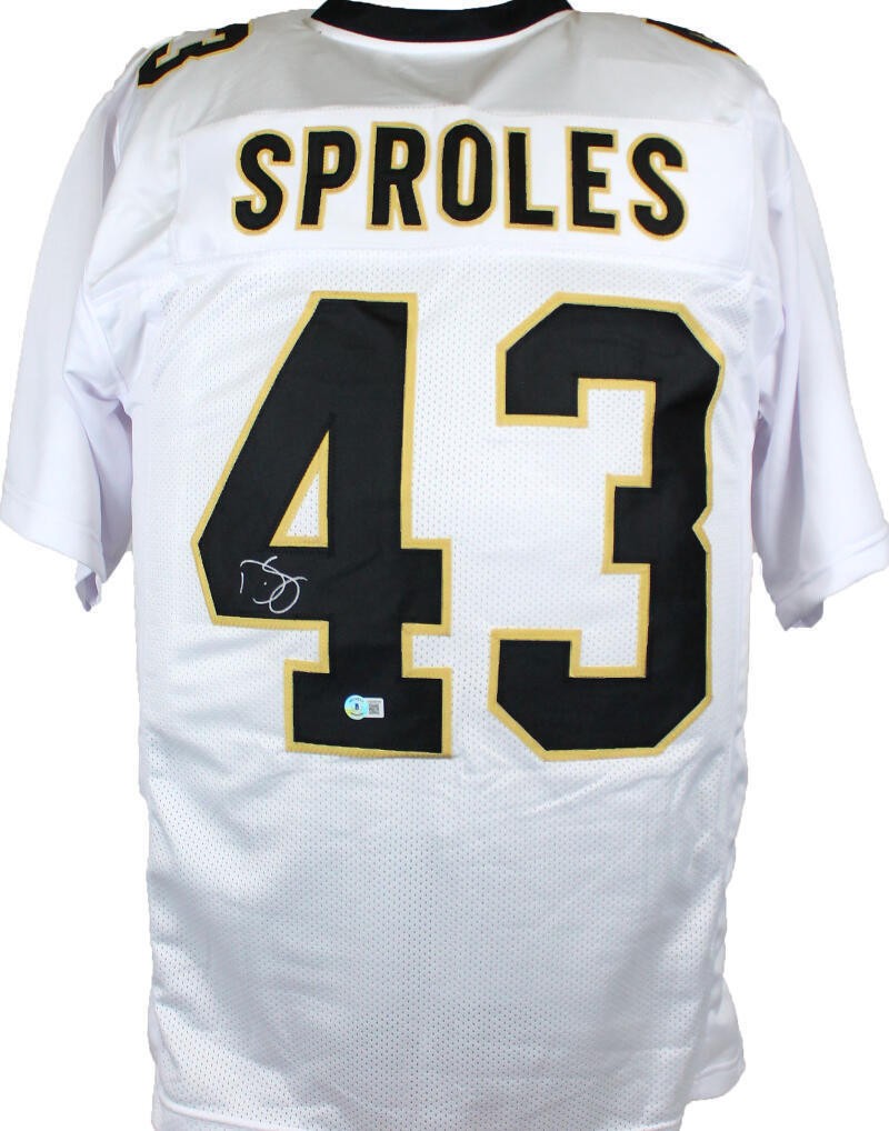 Darren Sproles Autographed New Orleans Saints Custom Jersey