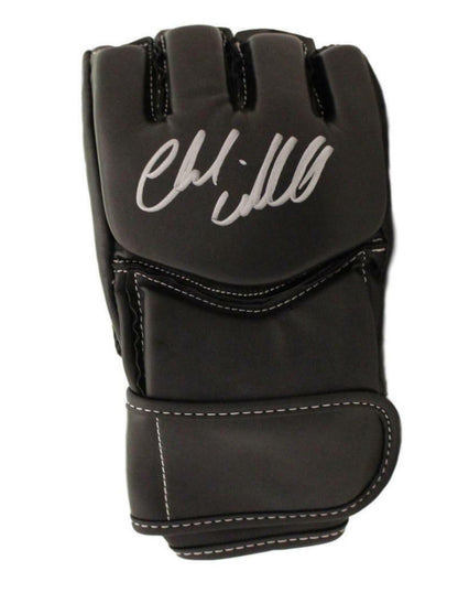 Chuck Liddell Autographed UFC Century Black MMA Glove Beckett COA