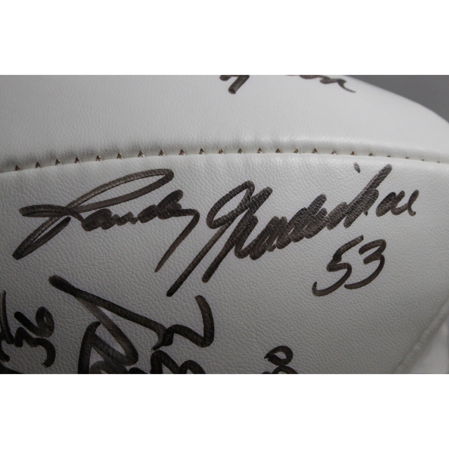 1977 Denver Broncos Team Signed Multi-Signature Football (15 Sigs)