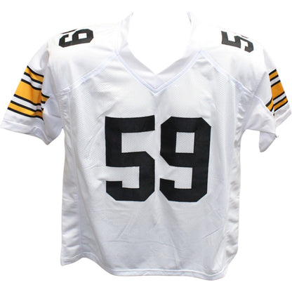 Jack Ham Signed Pittsburgh Steelers White Pro Style Football Jersey