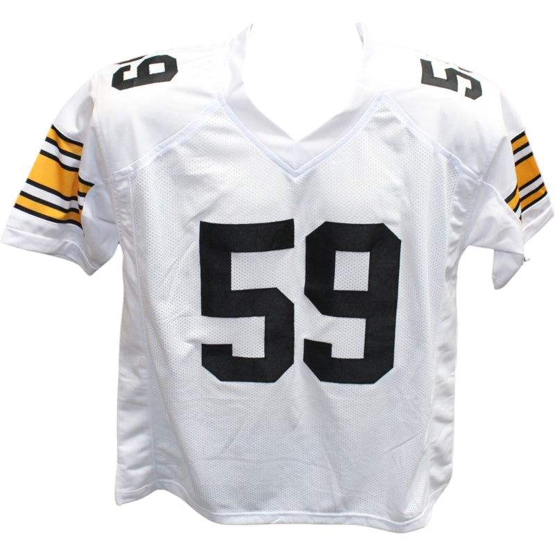 Jack Ham Signed Pittsburgh Steelers White Pro Style Football Jersey