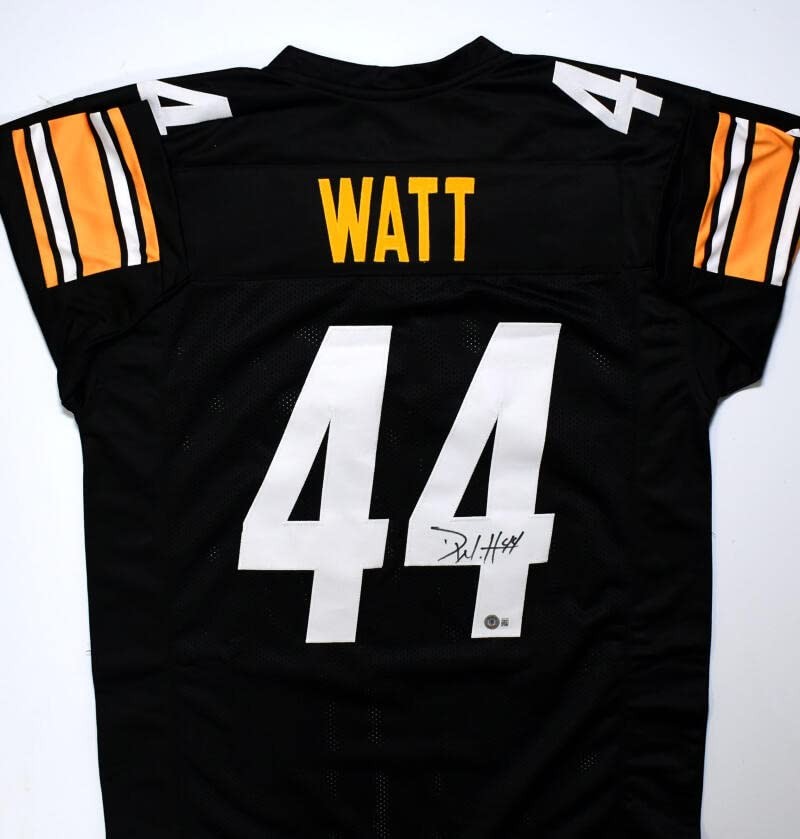 Derek Watt Autographed Black Custom Pro Style Jersey