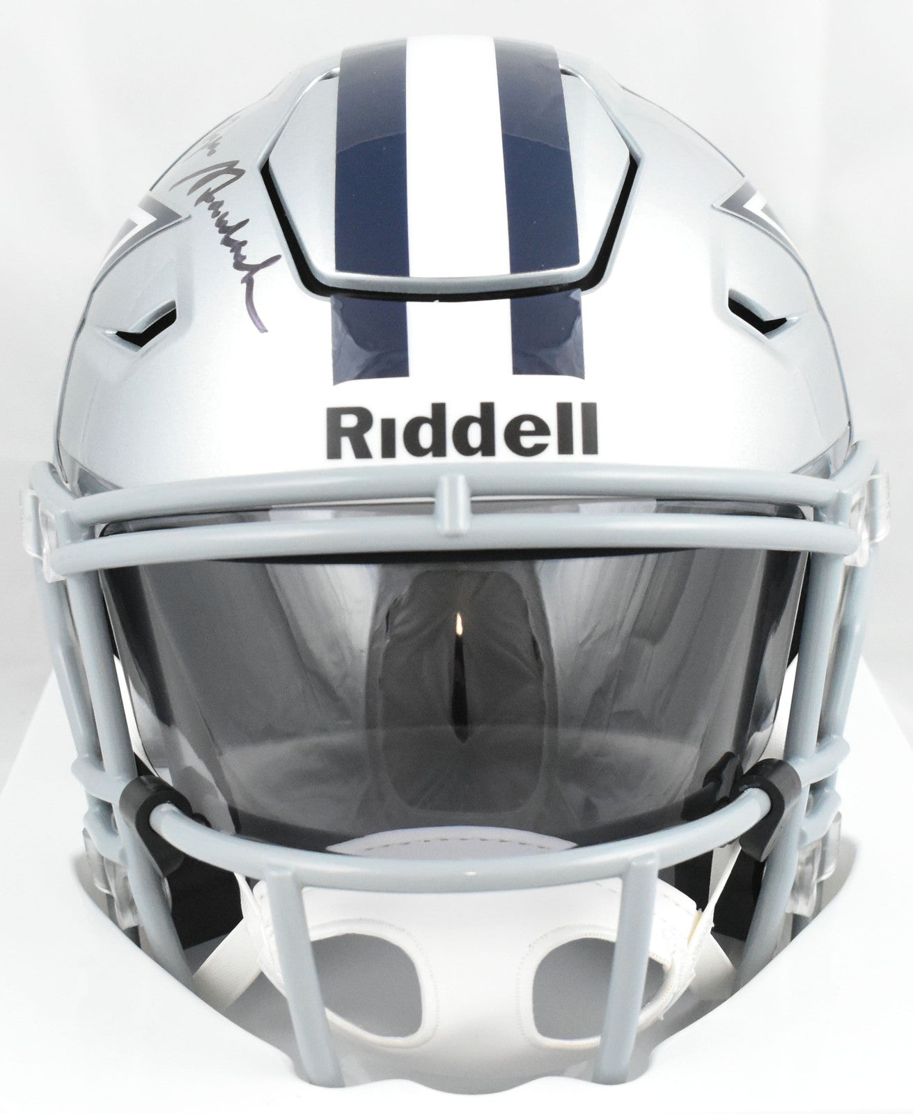Roger Staubach Signed Dallas Cowboys Mid-Size SpeedFlex Helmet