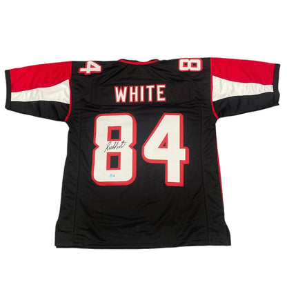 Roddy White Atlanta Falcons Signed Custom Football Jersey (Beckett COA)