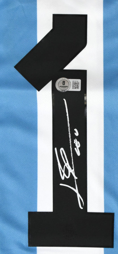 Lionel Messi Autographed Argentina Home Jersey