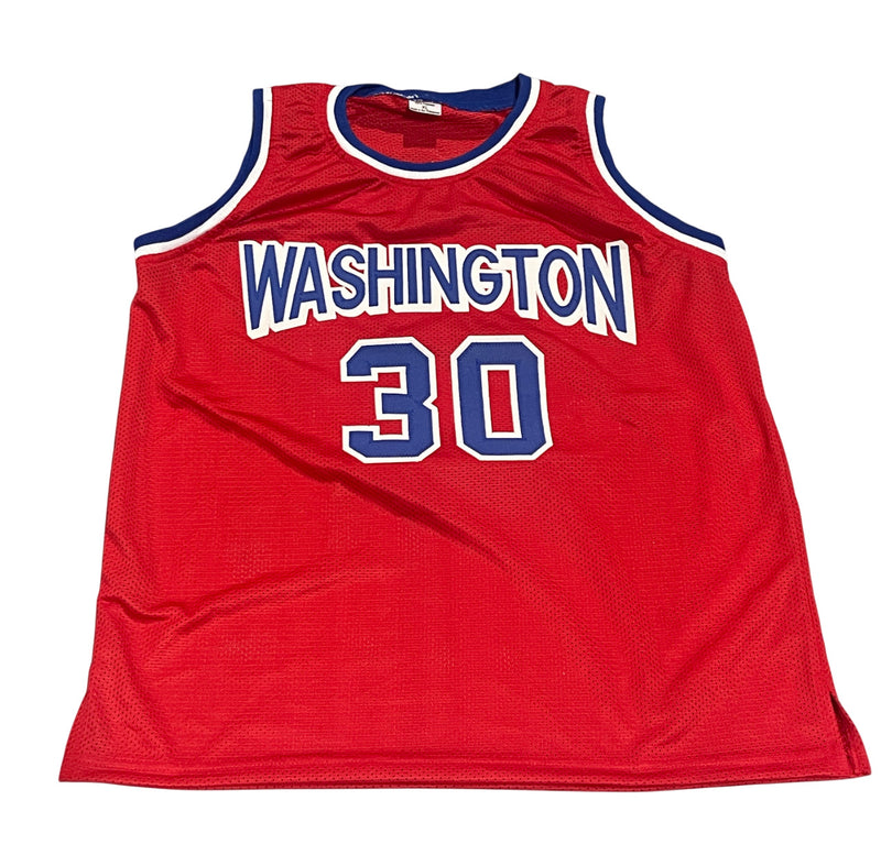 Bernard King Signed Washington Bullets Custom Basketball Jersey (Beckett COA)