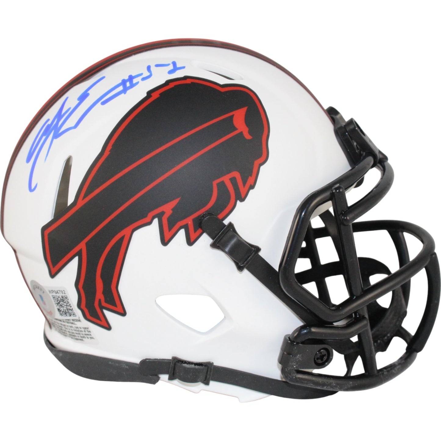 AJ Epenesa Buffalo Bills Autographed Lunar Mini Helmet