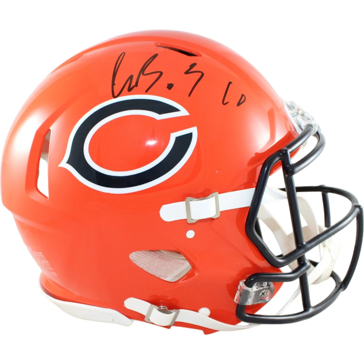 Luther Burden Signed Chicago Bears 2022 Alternate Authentic Helmet