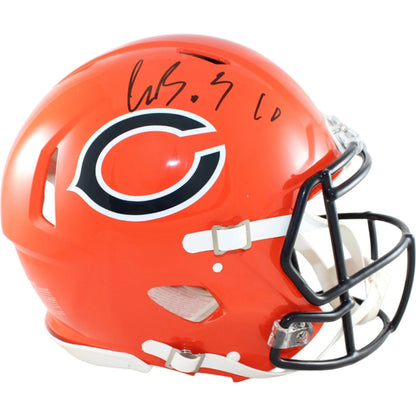 Luther Burden Signed Chicago Bears 2022 Alternate Authentic Helmet