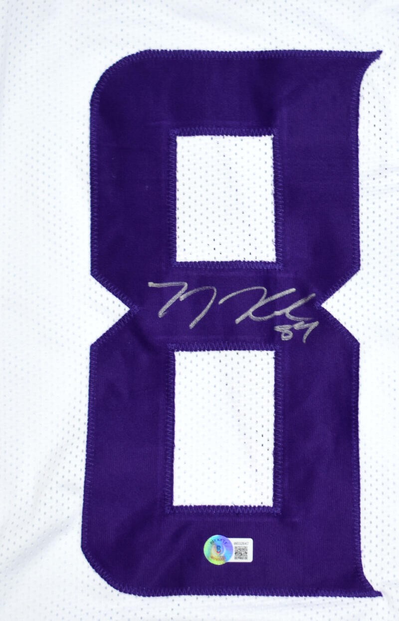TJ Hockenson Autographed Minnesota Vikings White Jersey
