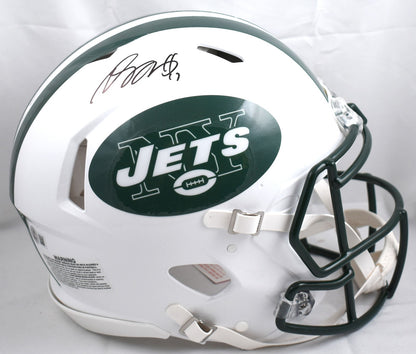 Davante Adams Autographed New York Jets Full Size Speed Authentic Helmet