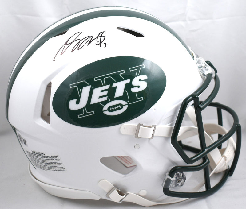 Davante Adams Autographed New York Jets Full Size Speed Authentic Helmet