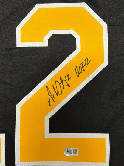 Adam Oates Signed Boston Bruins Custom Jersey (Beckett Witness)
