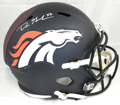 Dre Greenlaw Signed Denver Broncos Full Size Speed Helmet