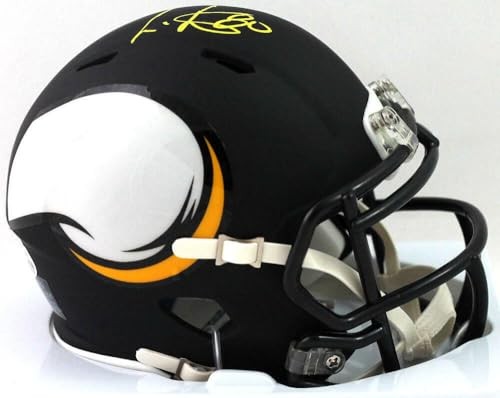 Cris Carter Signed Minnesota Vikings AMP Speed Mini Helmet