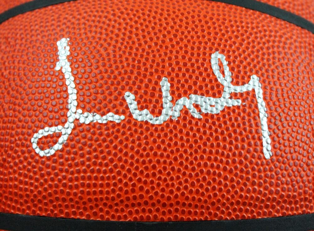 James Worthy Autographed Official NBA Wilson Basketball