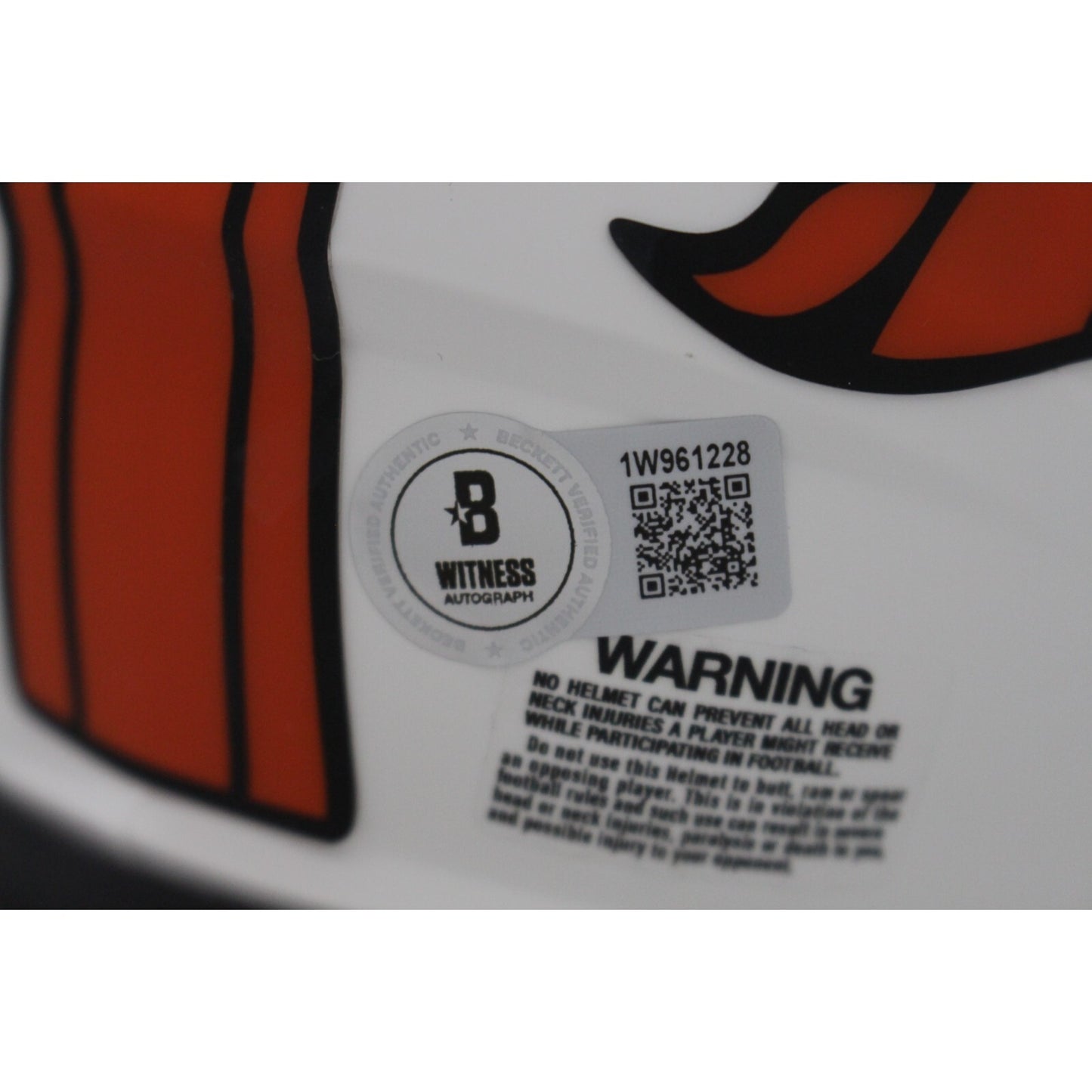 Troy Franklin Denver Broncos Autographed Lunar Mini Helmet