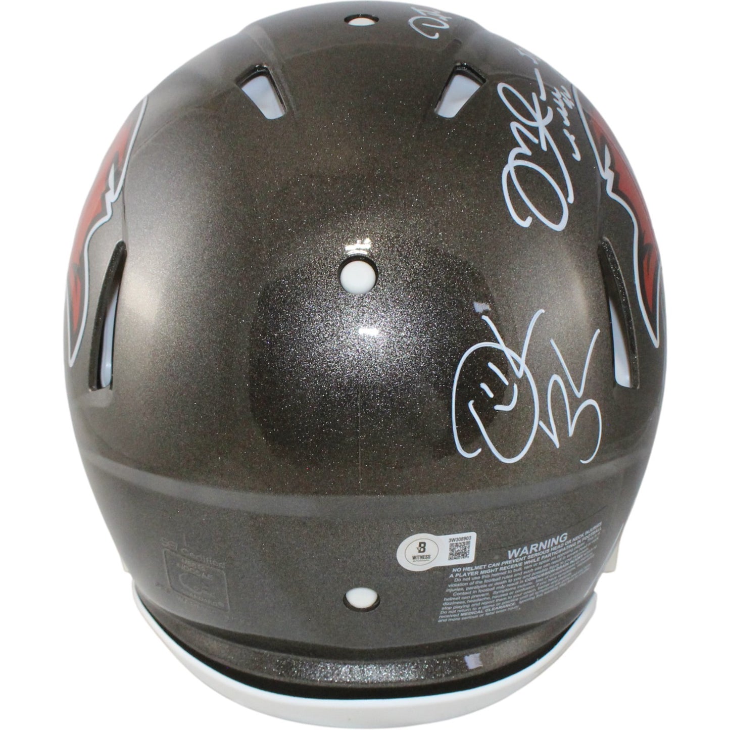 Derrick Brooks & Multi-Signed Buccaneers SB 37 Authentic Full Size Helmet