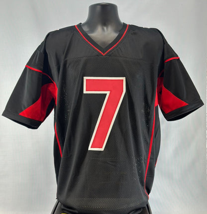 Jacoby Brissett Autographed Arizona Cardinals Custom Black Jersey