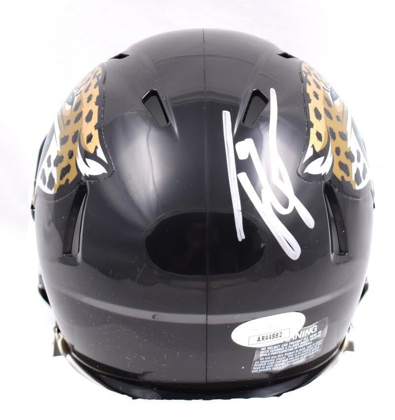 Travis Etienne Jr. Signed Jacksonville Jaguars Speed Mini Helmet