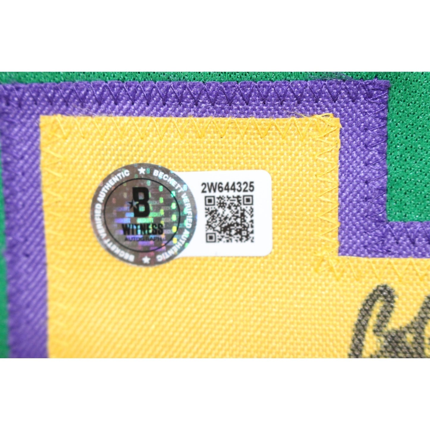 Mighty Ducks Cast Autographed Green Jersey (8 Signatures)
