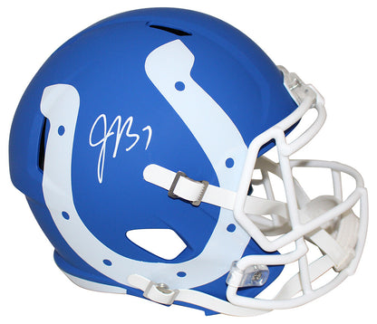Jacoby Brissett Autographed Indianapolis Colts AMP Full Size Replica Helmet JSA