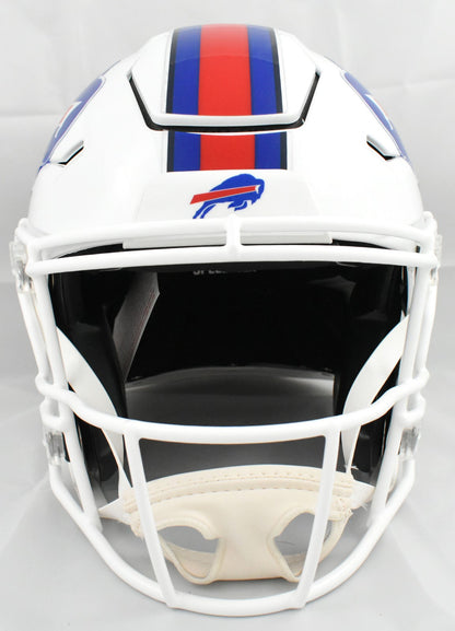 James Cook Autographed Buffalo Bills Full Size Speedflex Helmet - Red