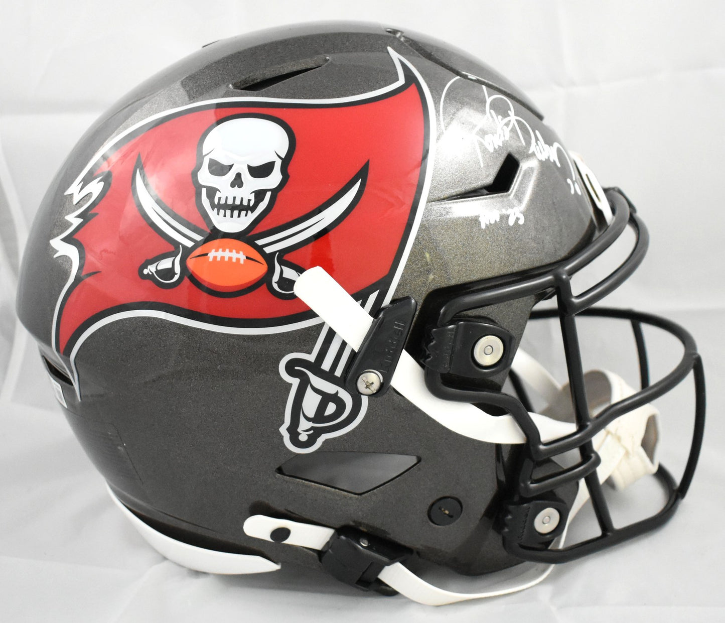Ronde Barber Signed Tampa Bay Buccaneers Full Size SpeedFlex Helmet HOF