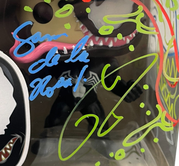 Tom Hardy Signed Venom Funko Pop #363 with Sam De La Rosa Sketch