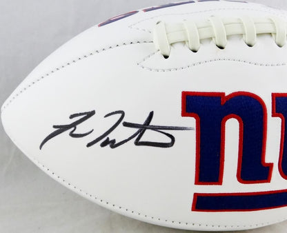 Fran Tarkenton Signed New York Giants Logo Football with HOF Inscription