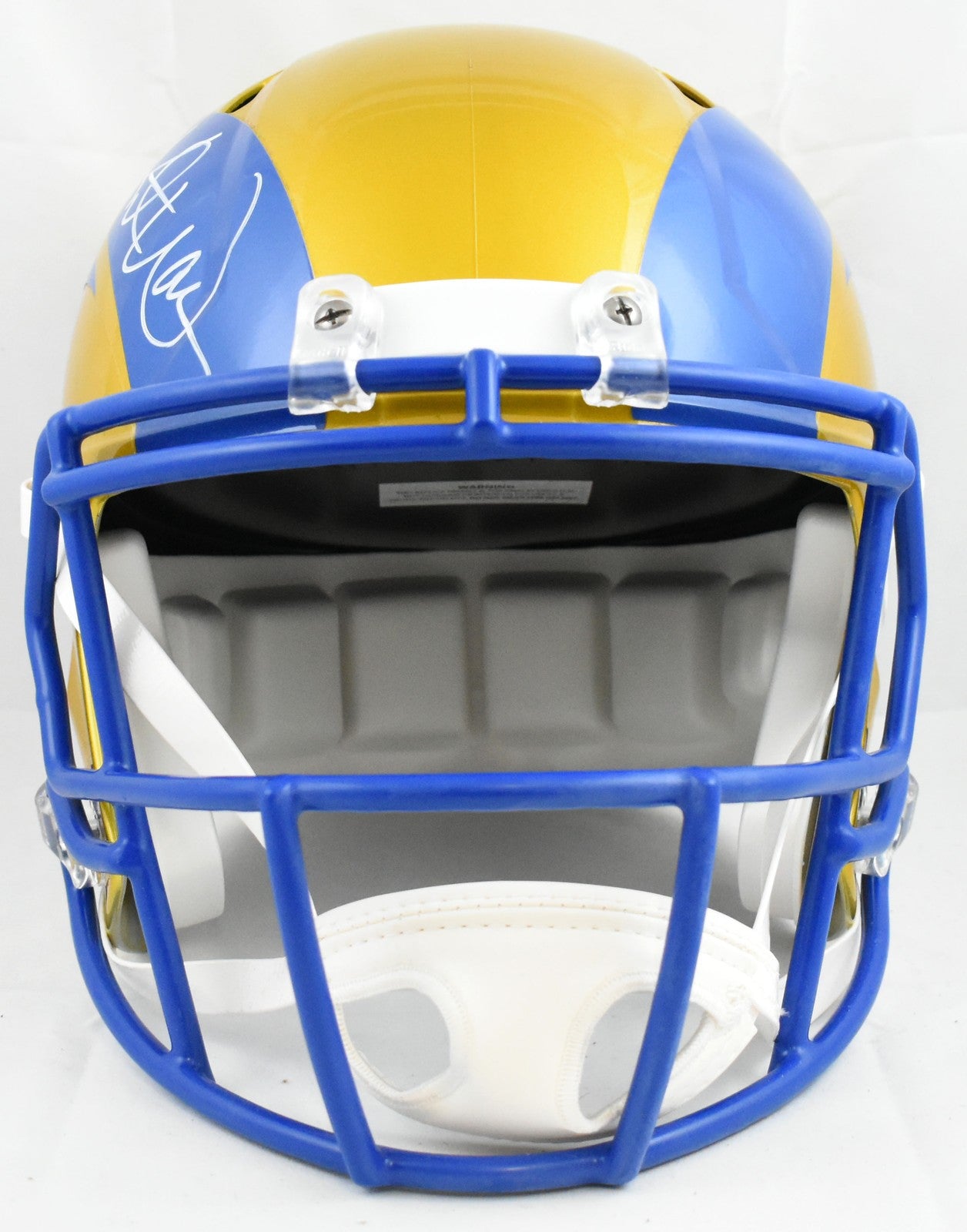 Kurt Warner Autographed St. Louis Rams Full Size Flash Speed Helmet