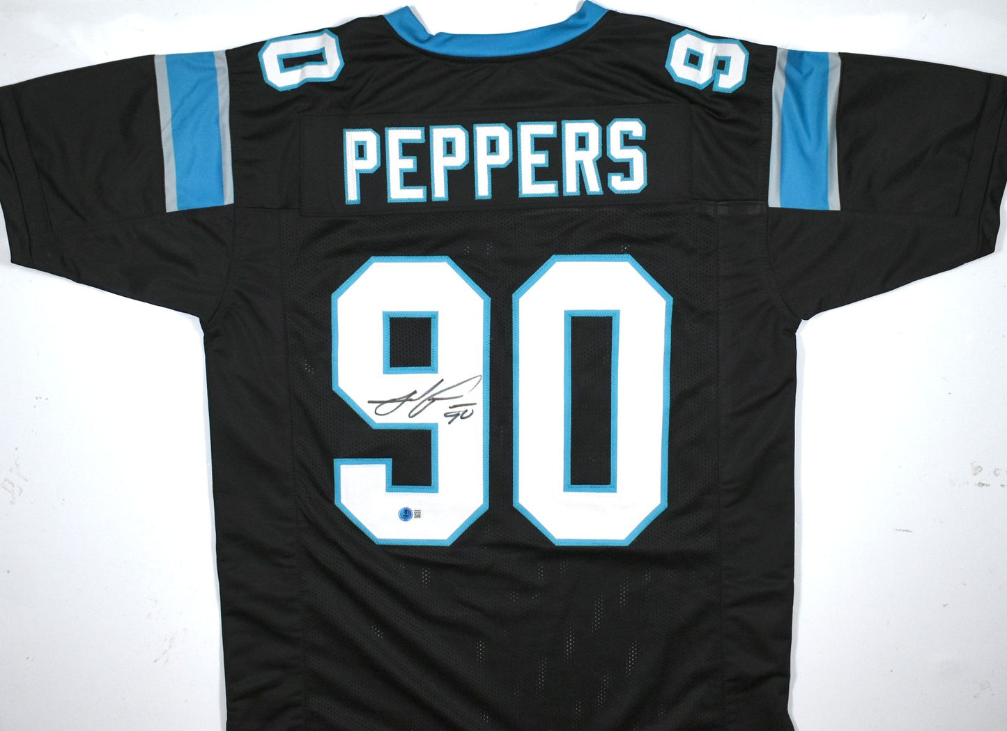 Julius Peppers Signed Black Custom Football Jersey