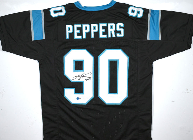 Julius Peppers Signed Black Custom Football Jersey