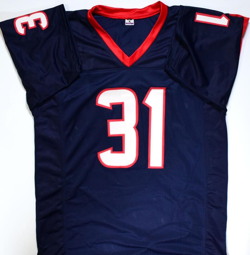 Dameon Pierce Signed Houston Texans Custom Blue Jersey